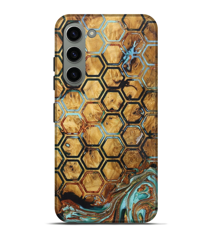 Galaxy S23 Plus Wood+Resin Live Edge Phone Case - Renee (Pattern, 721052)