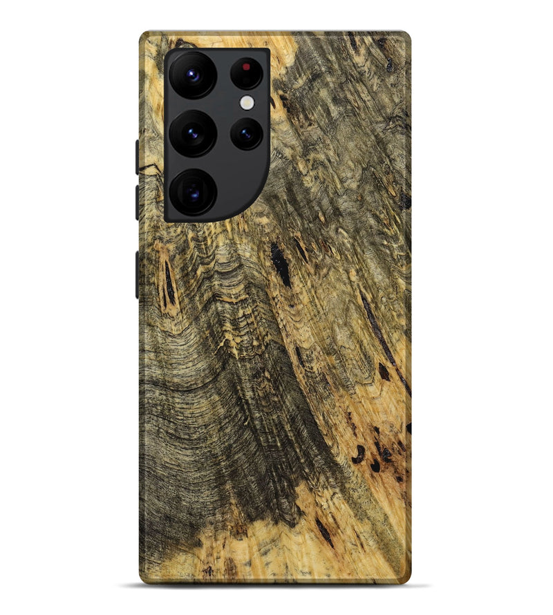 Galaxy S22 Ultra Wood+Resin Live Edge Phone Case - Elisabeth (Wood Burl, 721114)