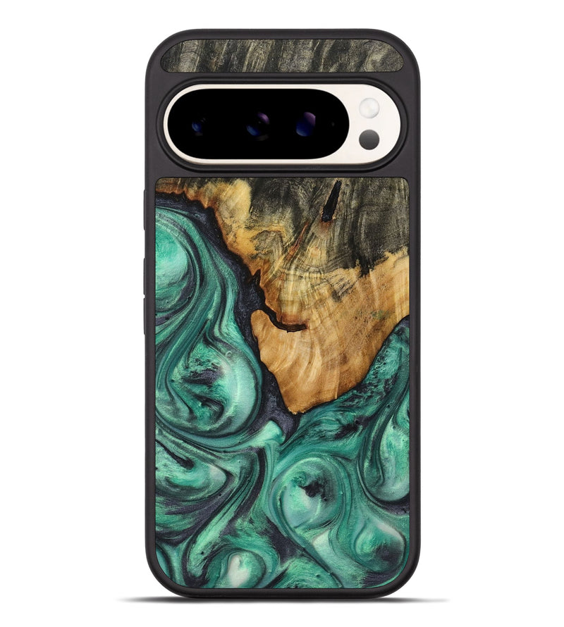 Pixel 9 Pro XL Wood+Resin Phone Case - Jake (Green, 721250)