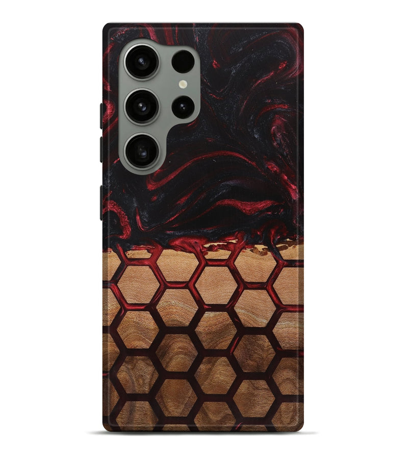 Galaxy S24 Ultra Wood+Resin Live Edge Phone Case - Jodi (Pattern, 721322)
