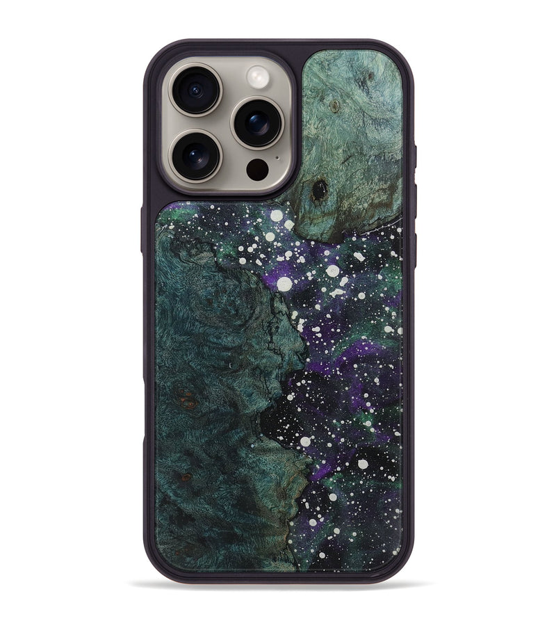 iPhone 16 Pro Max Wood+Resin Phone Case - Conner (Cosmos, 721344)