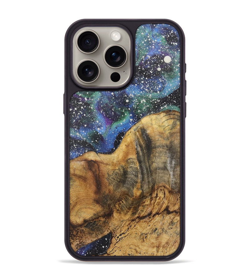 iPhone 15 Pro Max Wood+Resin Phone Case - Ashlyn (Cosmos, 721346)