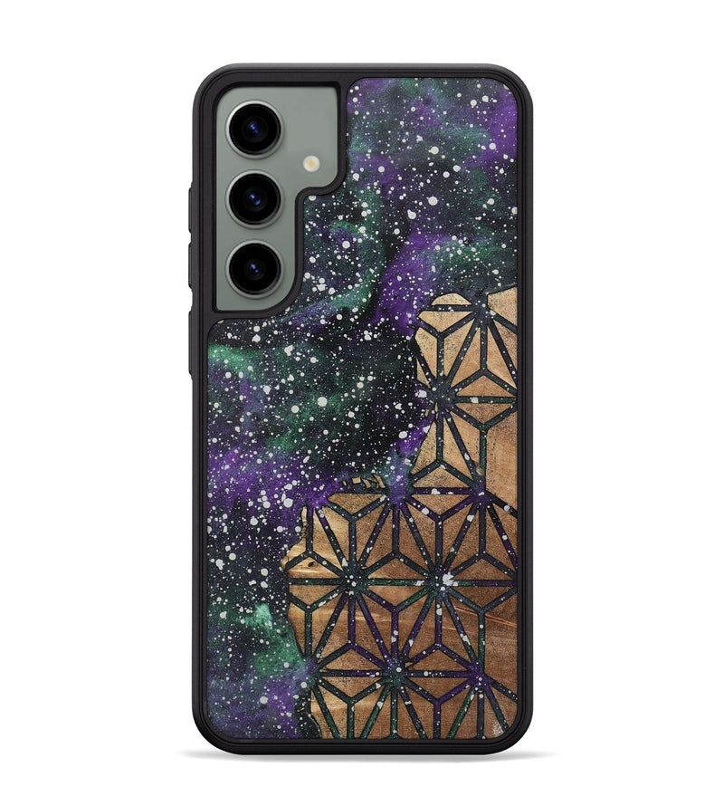 Galaxy S24 Plus Wood+Resin Phone Case - Dennis (Cosmos, 721347)