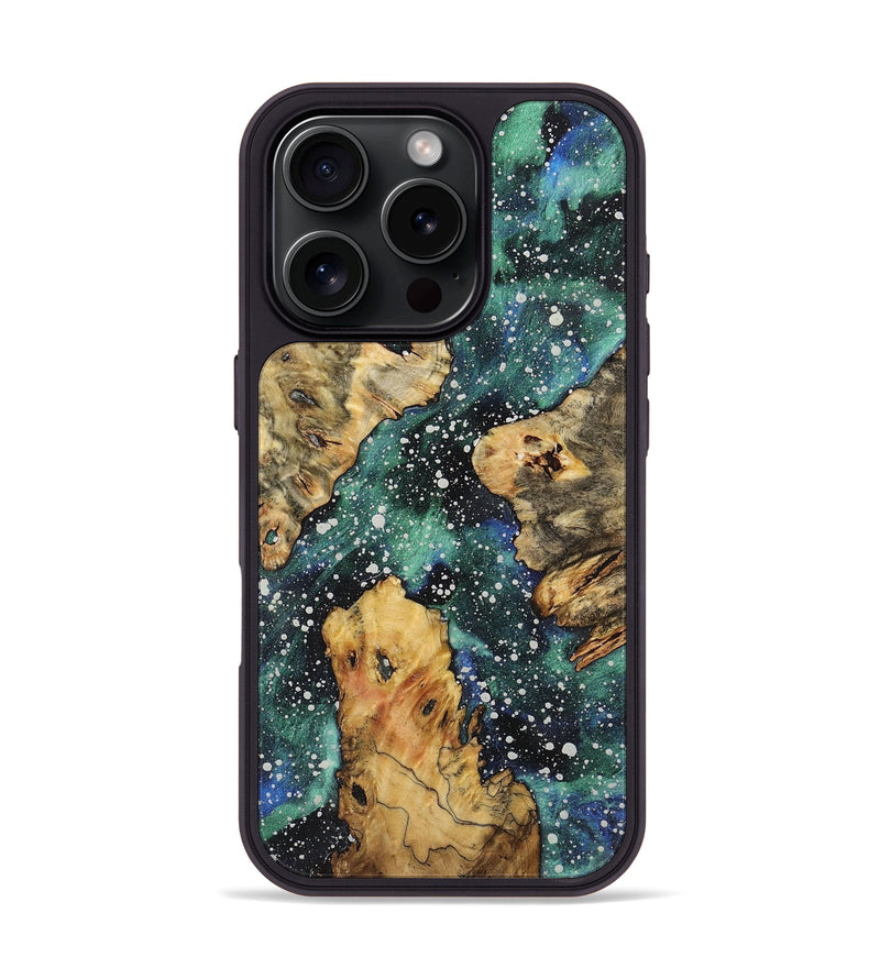 iPhone 16 Pro Wood+Resin Phone Case - Francisco (Cosmos, 721358)
