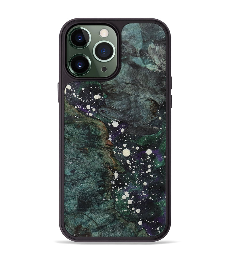 iPhone 13 Pro Max Wood+Resin Phone Case - Kyle (Cosmos, 721365)