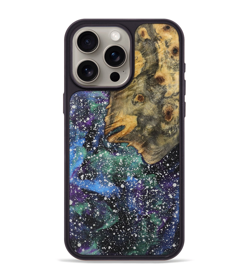 iPhone 15 Pro Max Wood+Resin Phone Case - Gunner (Cosmos, 721367)