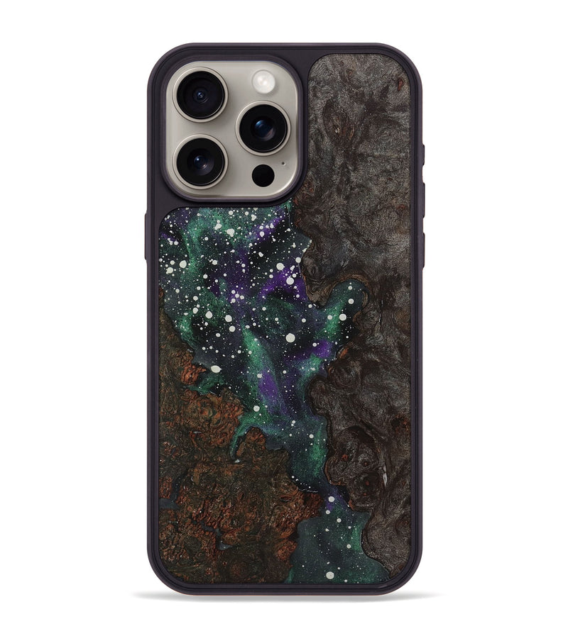 iPhone 15 Pro Max Wood+Resin Phone Case - Maxwell (Cosmos, 721370)