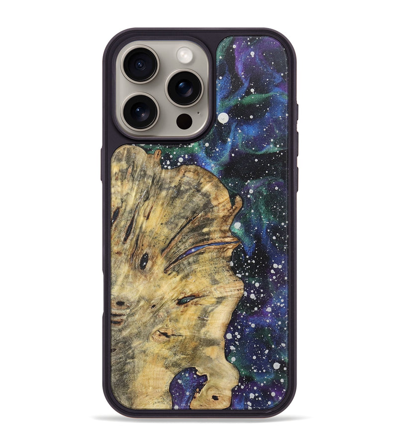 iPhone 16 Pro Max Wood+Resin Phone Case - Amara (Cosmos, 721374)
