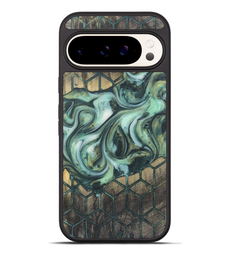 Pixel 9 Pro XL Wood+Resin Phone Case - Eunice (Pattern, 721446)