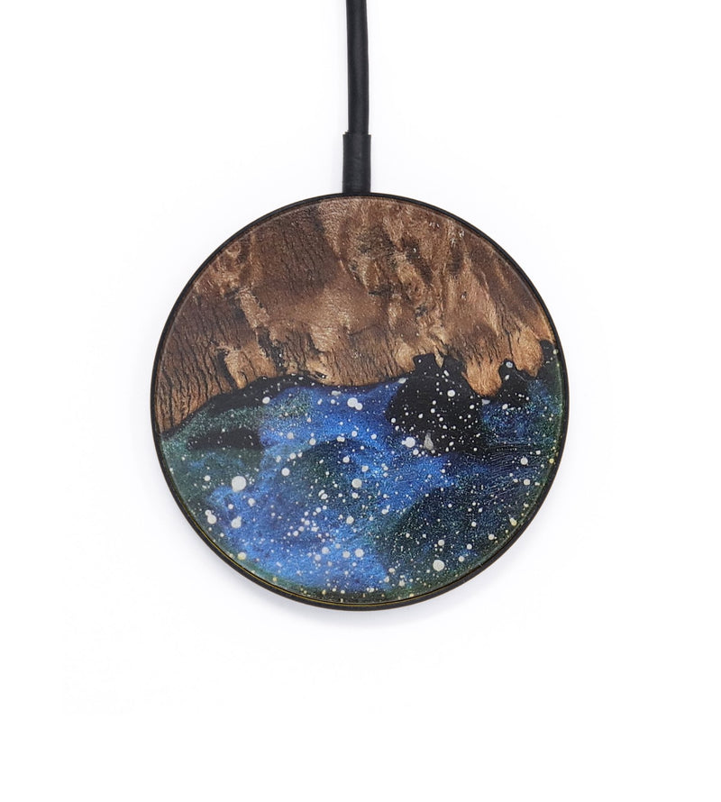 Circle Wood+Resin Wireless Charger - Bob (Cosmos, 721505)