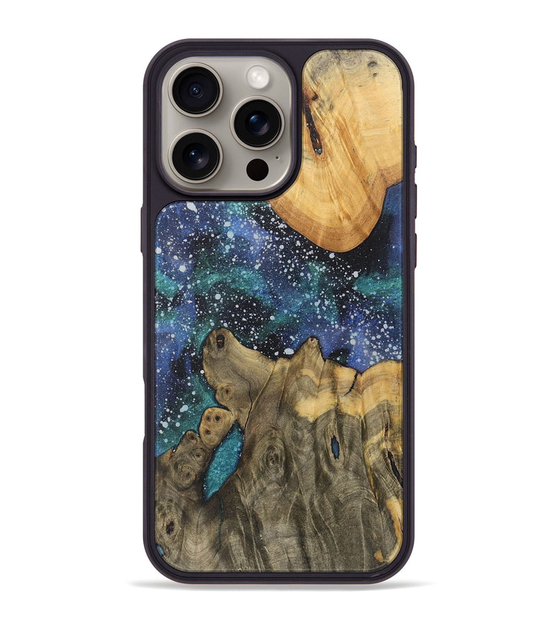 iPhone 16 Pro Max Wood+Resin Phone Case - Max (Cosmos, 721536)