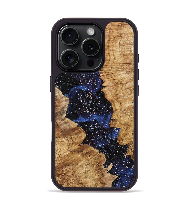 iPhone 16 Pro Wood+Resin Phone Case - Wren (Cosmos, 721543)
