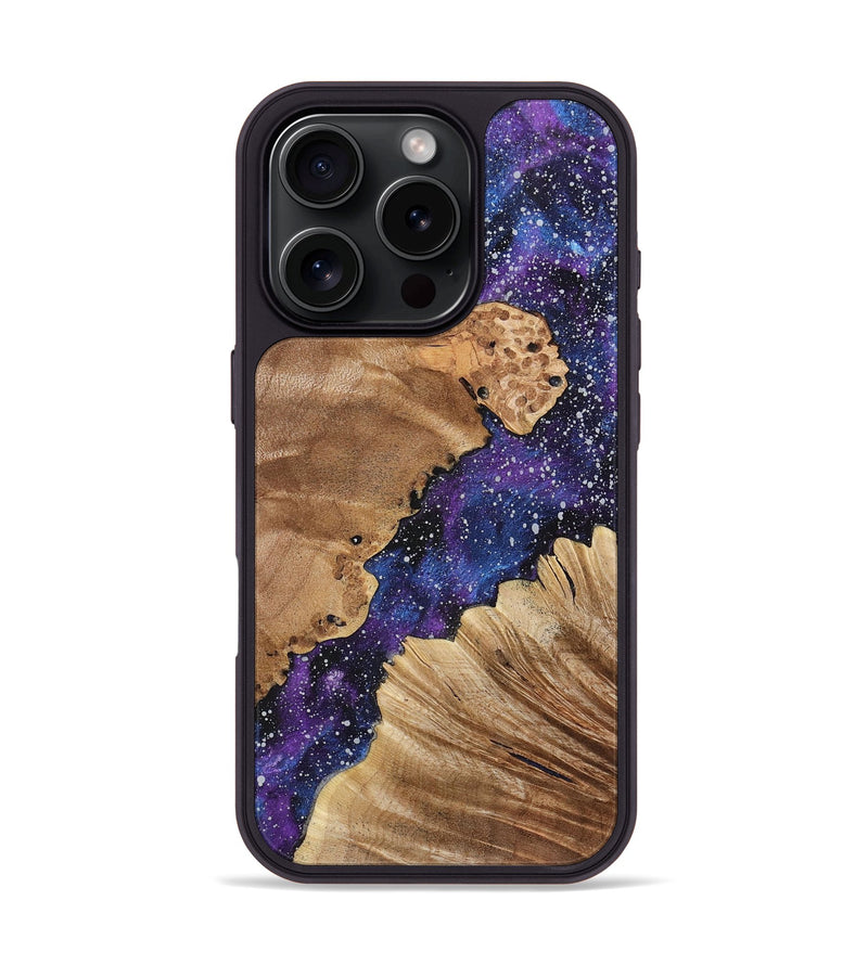 iPhone 16 Pro Wood+Resin Phone Case - Denise (Cosmos, 721551)