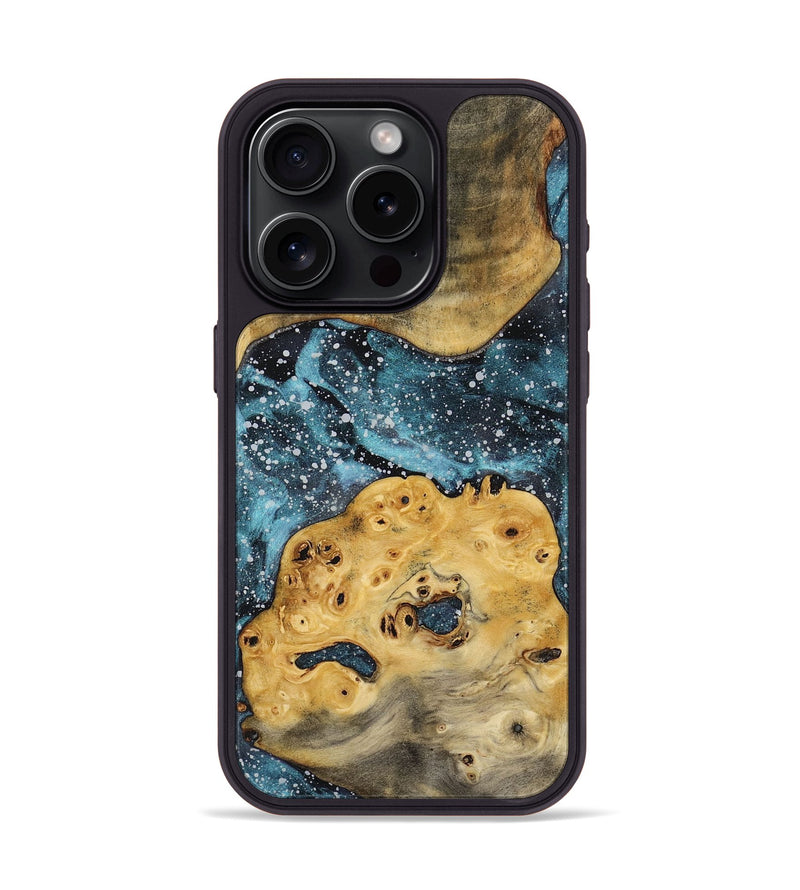 iPhone 15 Pro Wood+Resin Phone Case - Raegan (Cosmos, 721555)