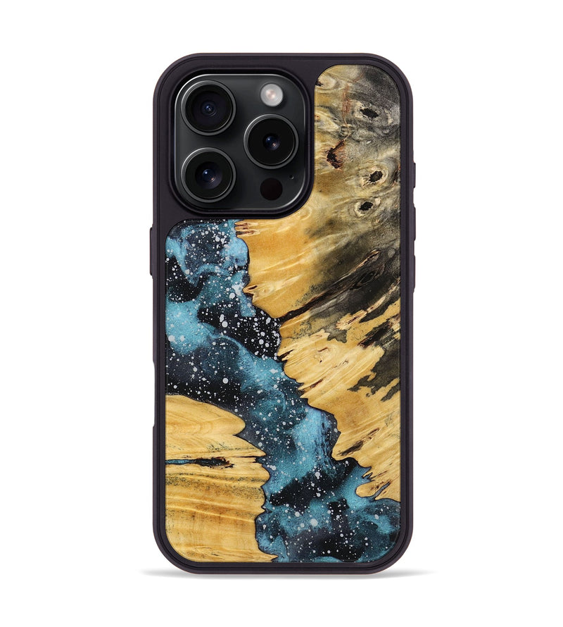 iPhone 16 Pro Wood+Resin Phone Case - Tobias (Cosmos, 721557)