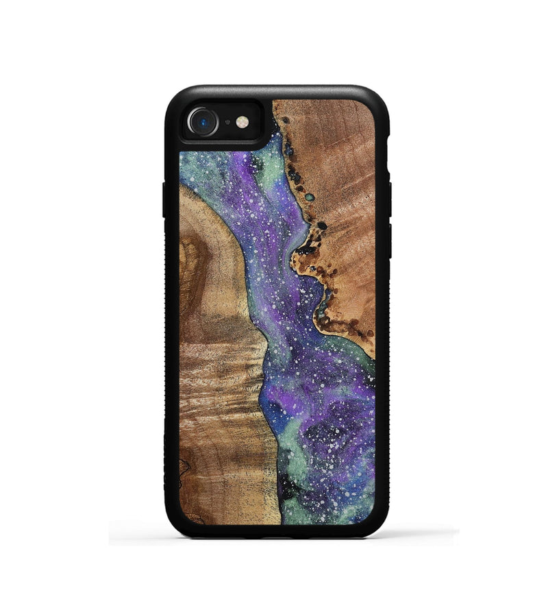 iPhone SE Wood+Resin Phone Case - Colton (Cosmos, 721561)