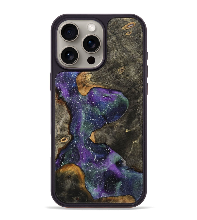 iPhone 16 Pro Max Wood+Resin Phone Case - Roxanne (Cosmos, 721562)