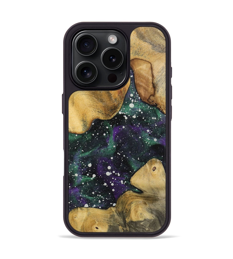 iPhone 16 Pro Wood+Resin Phone Case - Paul (Cosmos, 721571)