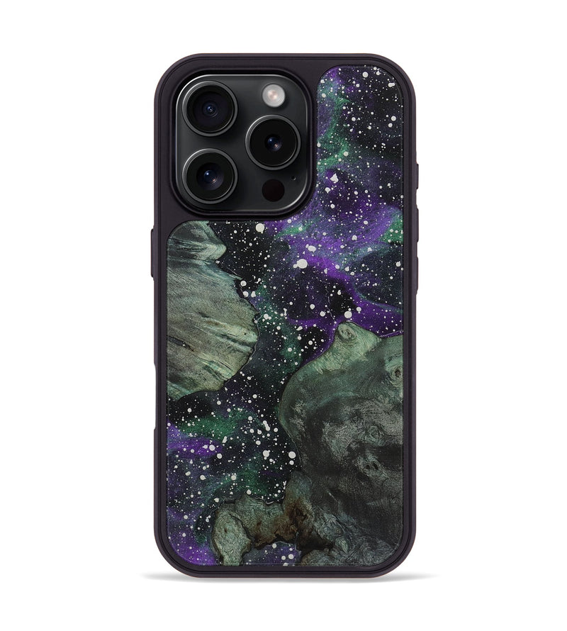 iPhone 16 Pro Wood+Resin Phone Case - Kristen (Cosmos, 721572)