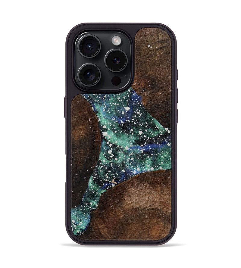 iPhone 16 Pro Wood+Resin Phone Case - Ana (Cosmos, 721574)