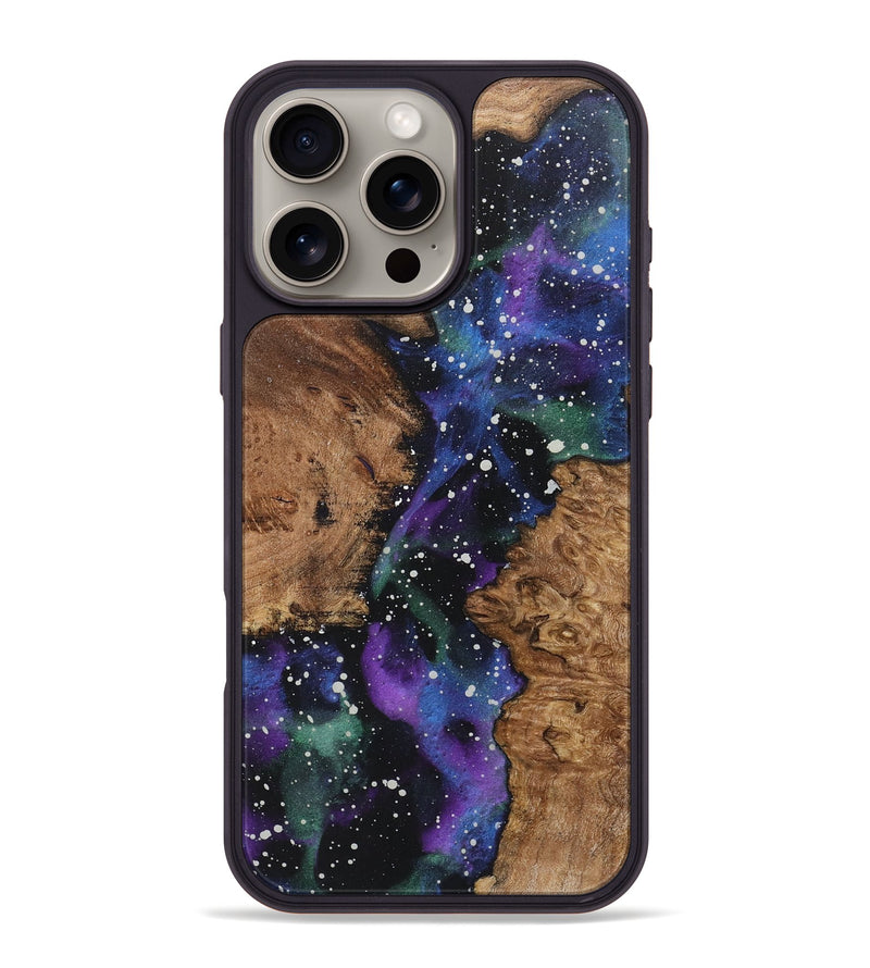 iPhone 16 Pro Max Wood+Resin Phone Case - Carroll (Cosmos, 721576)