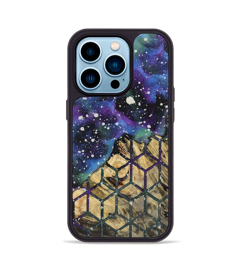 iPhone 14 Pro Wood+Resin Phone Case - Jared (Cosmos, 721578)