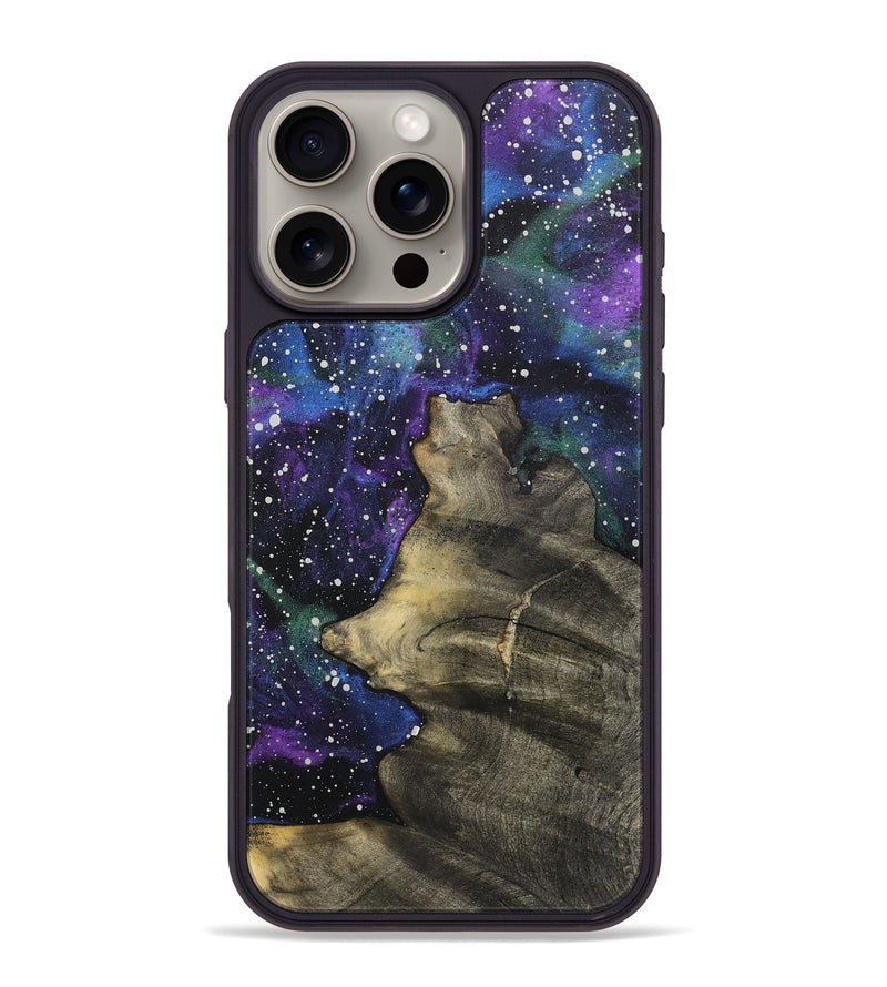 iPhone 16 Pro Max Wood+Resin Phone Case - Jennifer (Cosmos, 721583)