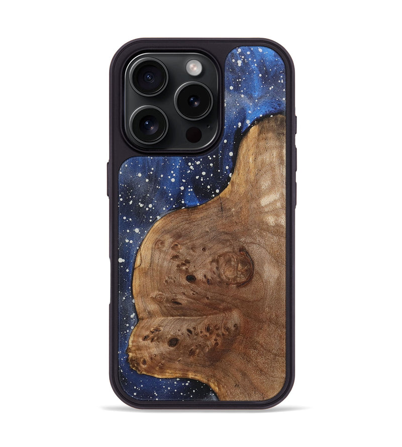 iPhone 16 Pro Wood+Resin Phone Case - Lucas (Cosmos, 721589)