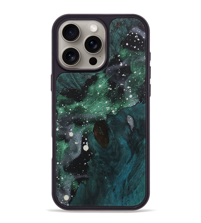 iPhone 16 Pro Max Wood+Resin Phone Case - Gilbert (Cosmos, 721595)