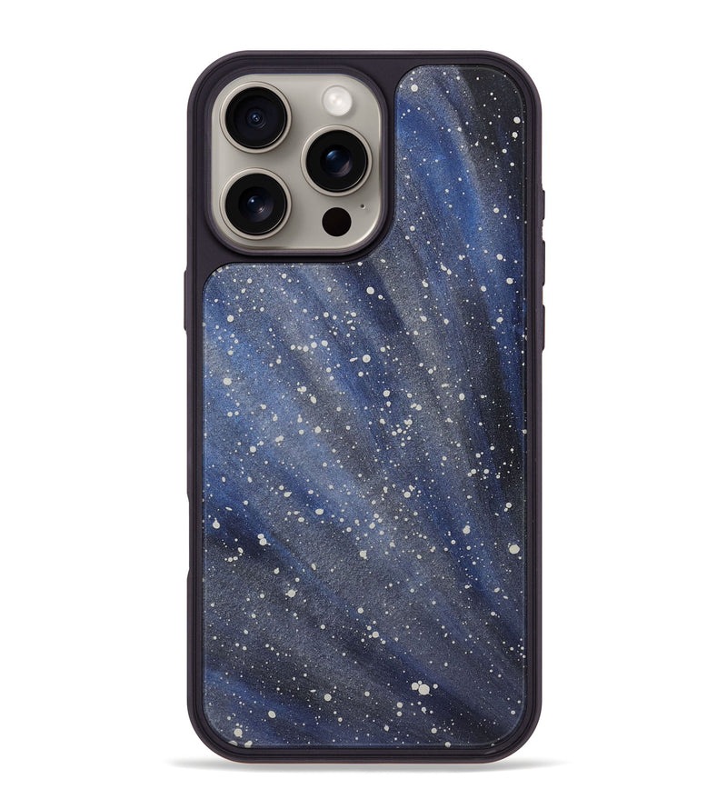 iPhone 16 Pro Max Wood+Resin Phone Case - Carole (Cosmos, 721603)