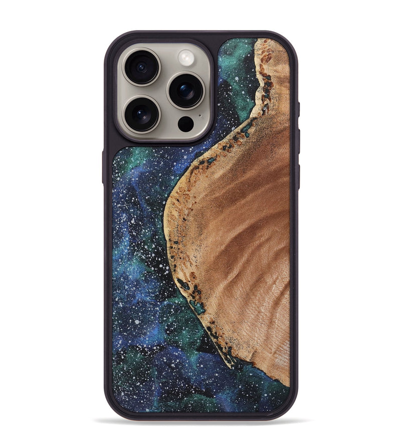 iPhone 15 Pro Max Wood+Resin Phone Case - Dionne (Cosmos, 721610)