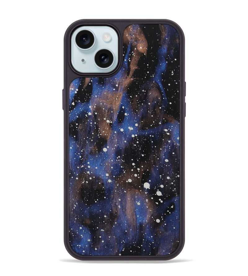 iPhone 15 Plus Wood+Resin Phone Case - Arielle (Cosmos, 721815)