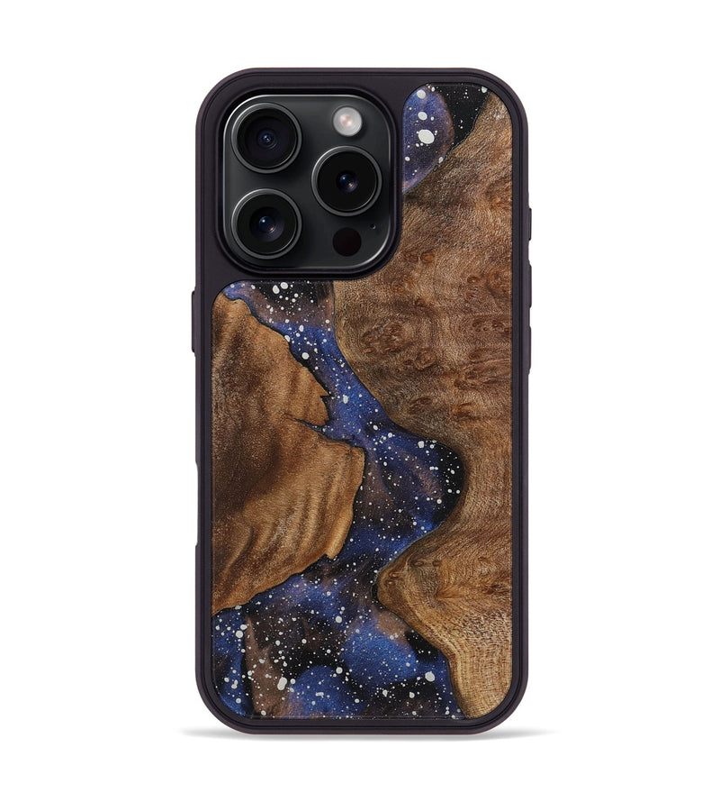 iPhone 16 Pro Wood+Resin Phone Case - Mickey (Cosmos, 721816)