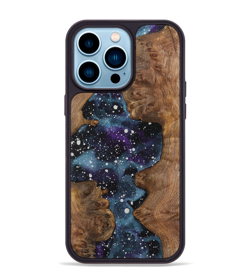 iPhone 14 Pro Max Wood+Resin Phone Case - Clay (Cosmos, 721822)