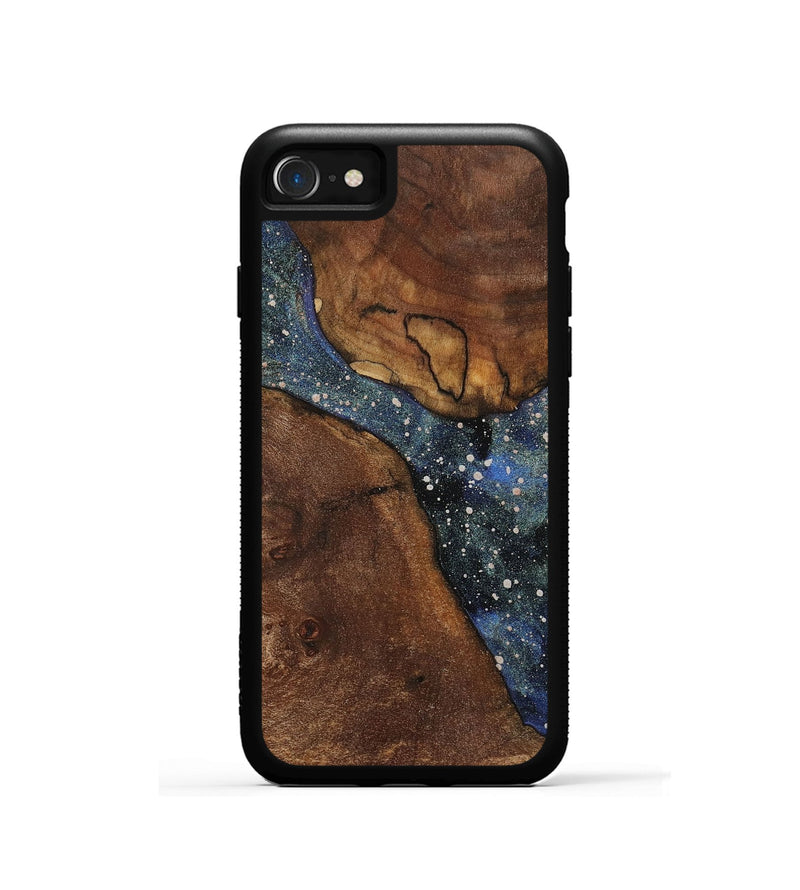 iPhone SE Wood+Resin Phone Case - Anthony (Cosmos, 721824)