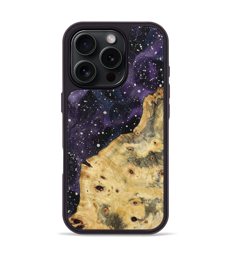 iPhone 16 Pro Wood+Resin Phone Case - Kaden (Cosmos, 721828)
