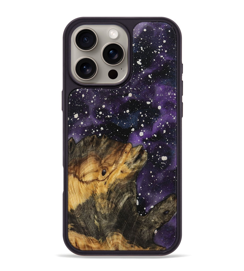 iPhone 16 Pro Max Wood+Resin Phone Case - Dewey (Cosmos, 721834)