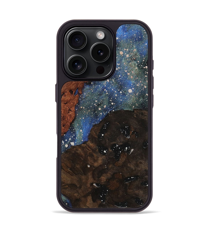 iPhone 16 Pro Wood+Resin Phone Case - Sadie (Cosmos, 721846)