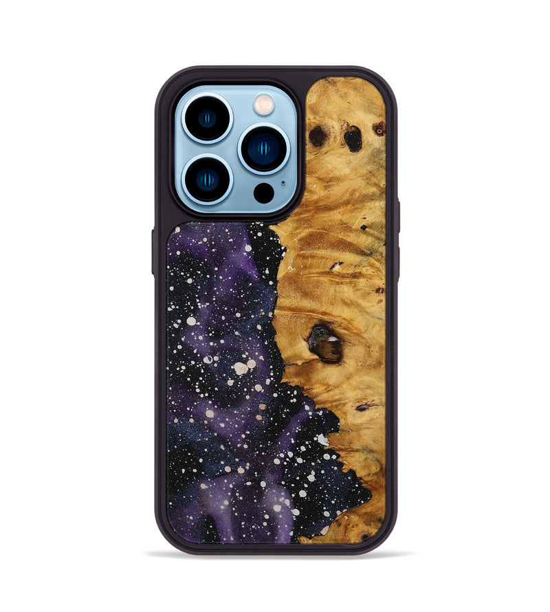 iPhone 14 Pro Wood+Resin Phone Case - Duane (Cosmos, 721848)