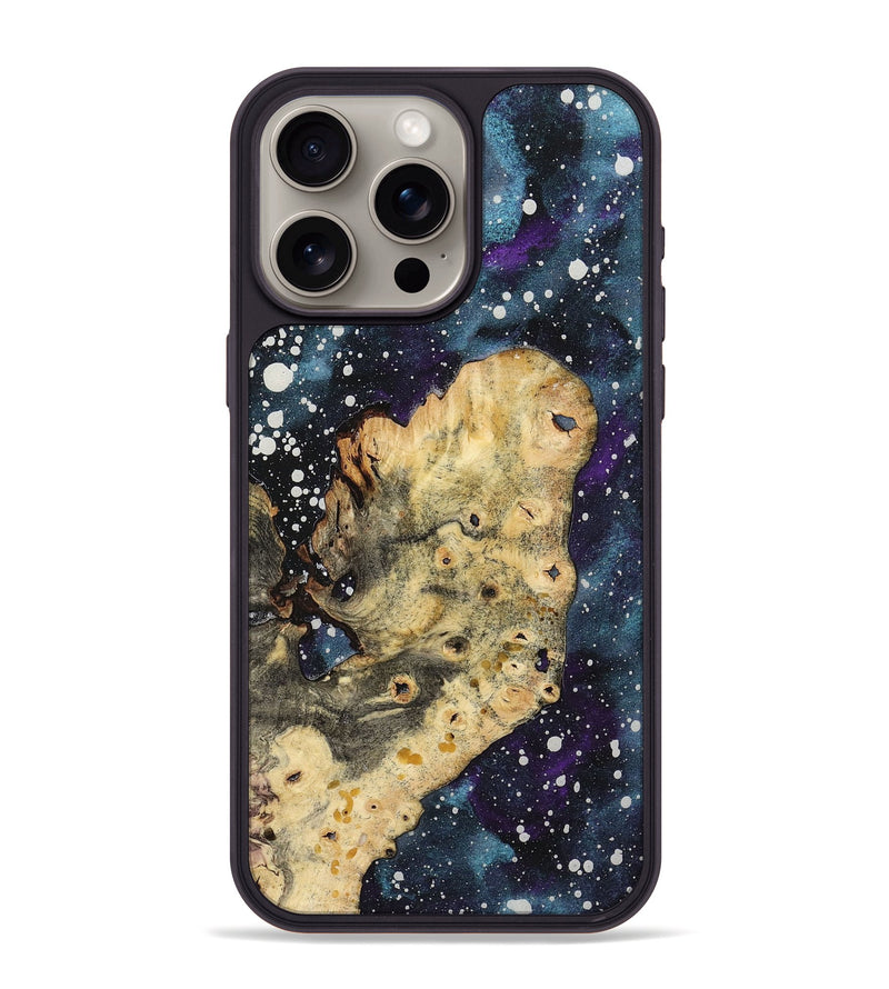 iPhone 15 Pro Max Wood+Resin Phone Case - Eloise (Cosmos, 721852)