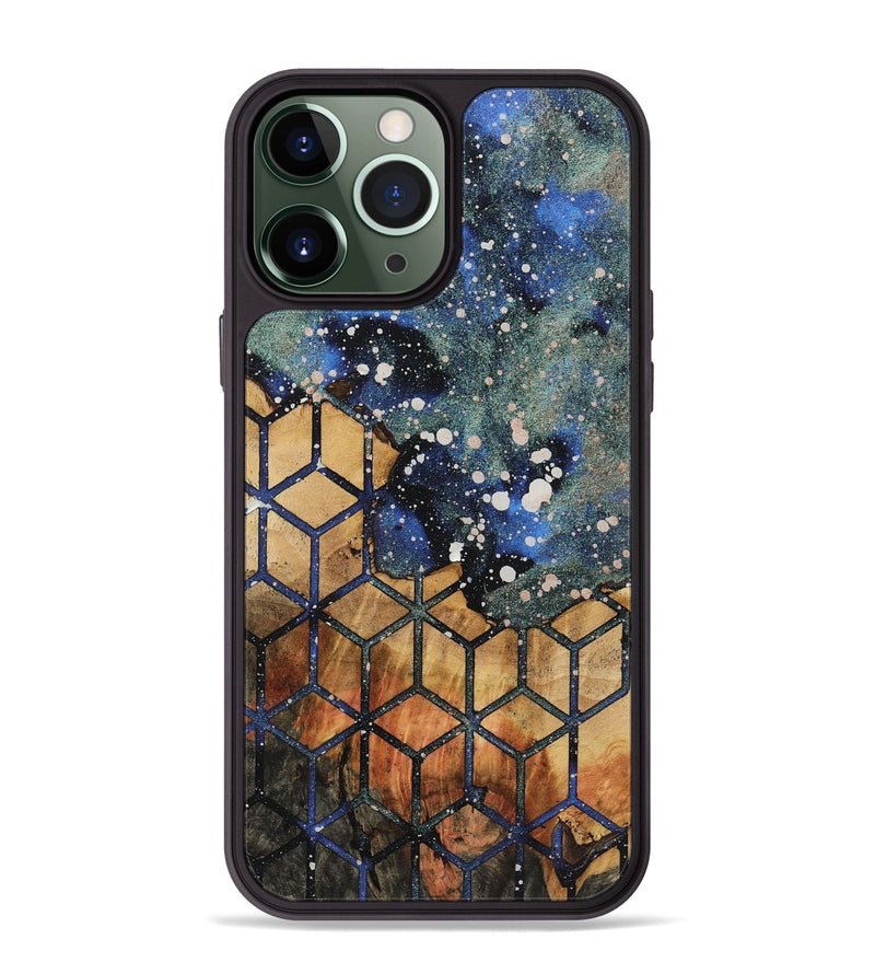 iPhone 13 Pro Max Wood+Resin Phone Case - Gia (Cosmos, 721854)