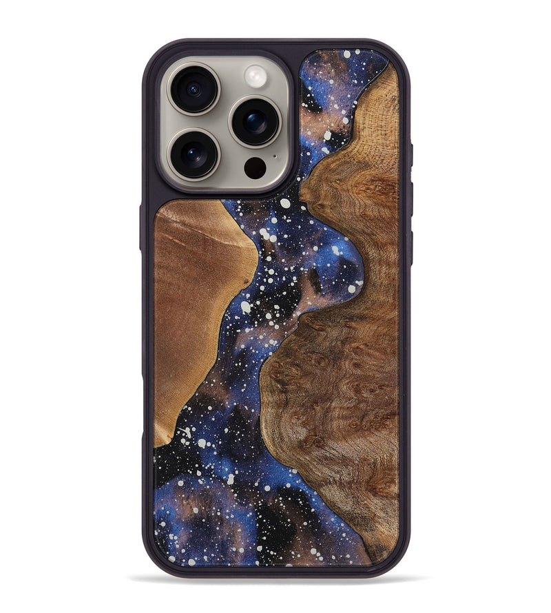 iPhone 16 Pro Max Wood+Resin Phone Case - Walker (Cosmos, 721860)