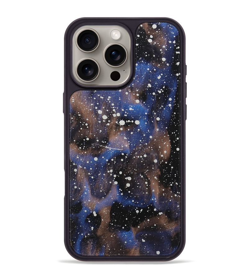 iPhone 16 Pro Max Wood+Resin Phone Case - Nakia (Cosmos, 721865)