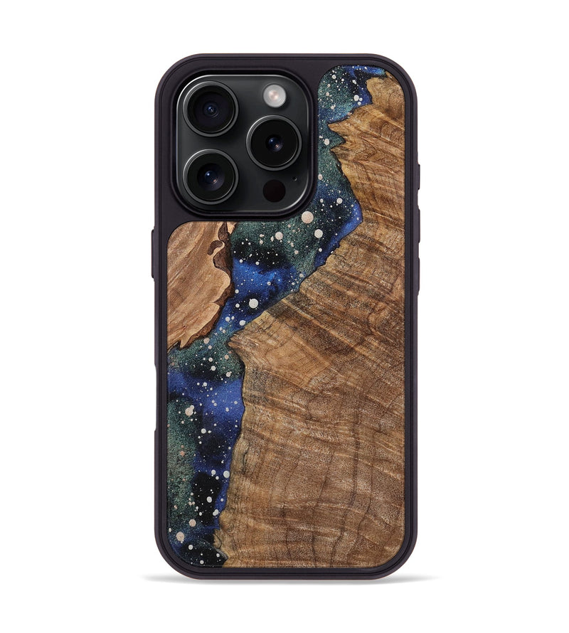 iPhone 16 Pro Wood+Resin Phone Case - Anaya (Cosmos, 721878)