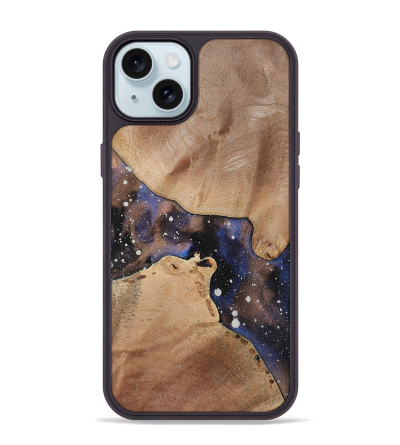 iPhone 15 Plus Wood+Resin Phone Case - Velma (Cosmos, 721884)