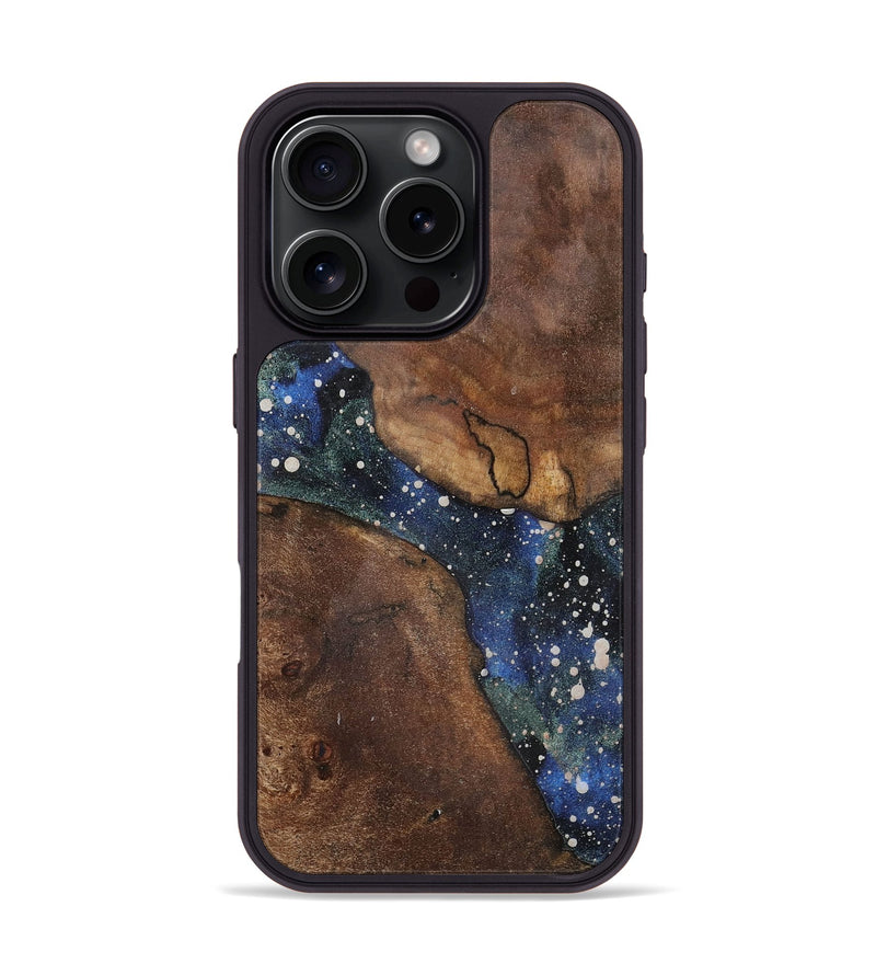 iPhone 16 Pro Wood+Resin Phone Case - Bethany (Cosmos, 721888)