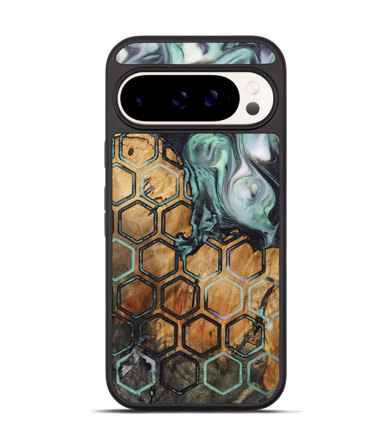 Pixel 9 Wood+Resin Phone Case - Freddie (Pattern, 721939)