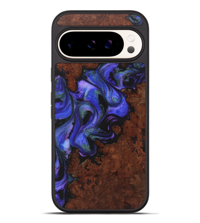 Pixel 9 Pro XL Wood+Resin Phone Case - Alexander (Purple, 722073)