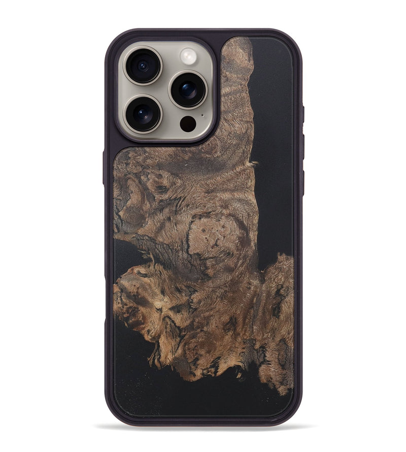iPhone 16 Pro Max Wood+Resin Phone Case - Lexi (Wood Burl, 722213)
