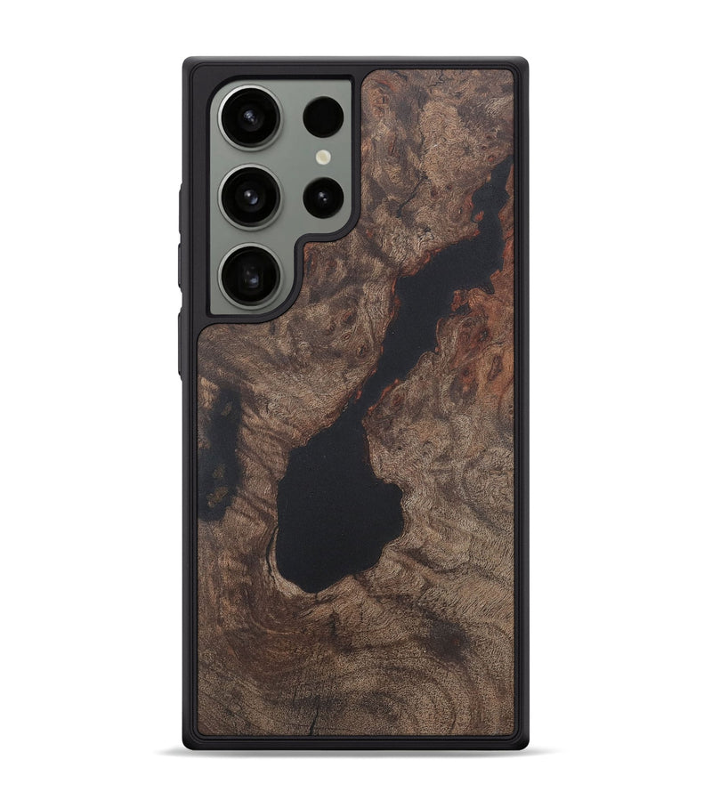 Galaxy S24 Ultra Wood+Resin Phone Case - Darryl (Wood Burl, 722215)